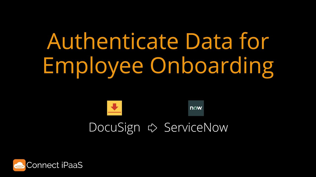 Authenticate data for employee onboarding.