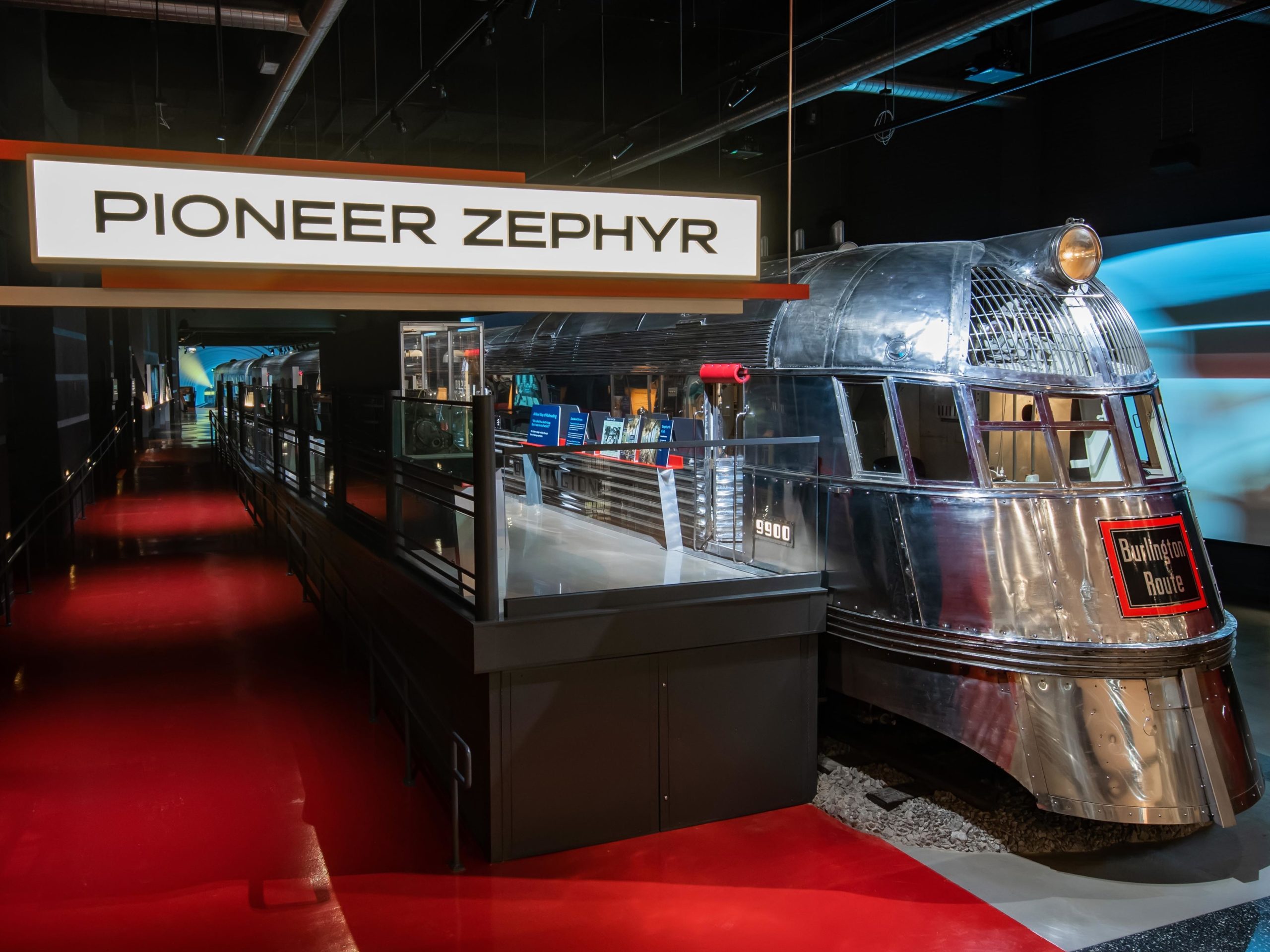 Pioneer Zephyr Train at MSI Chicago.