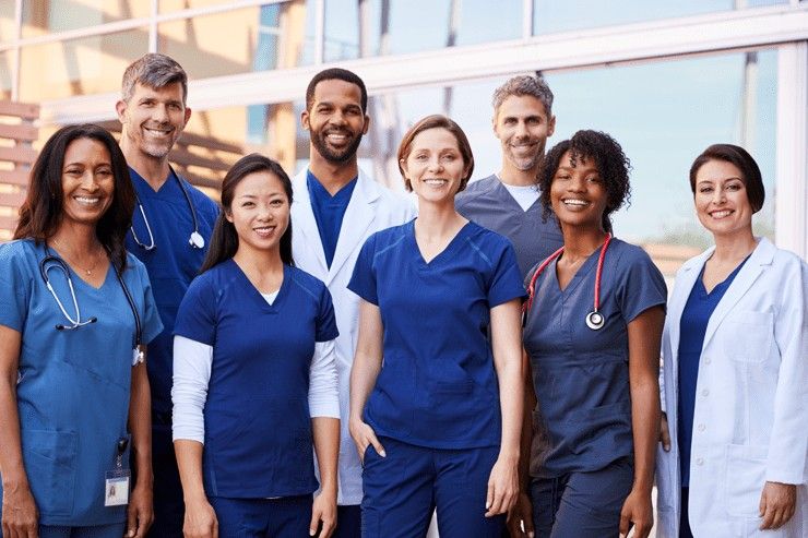 A Group of nursing girls