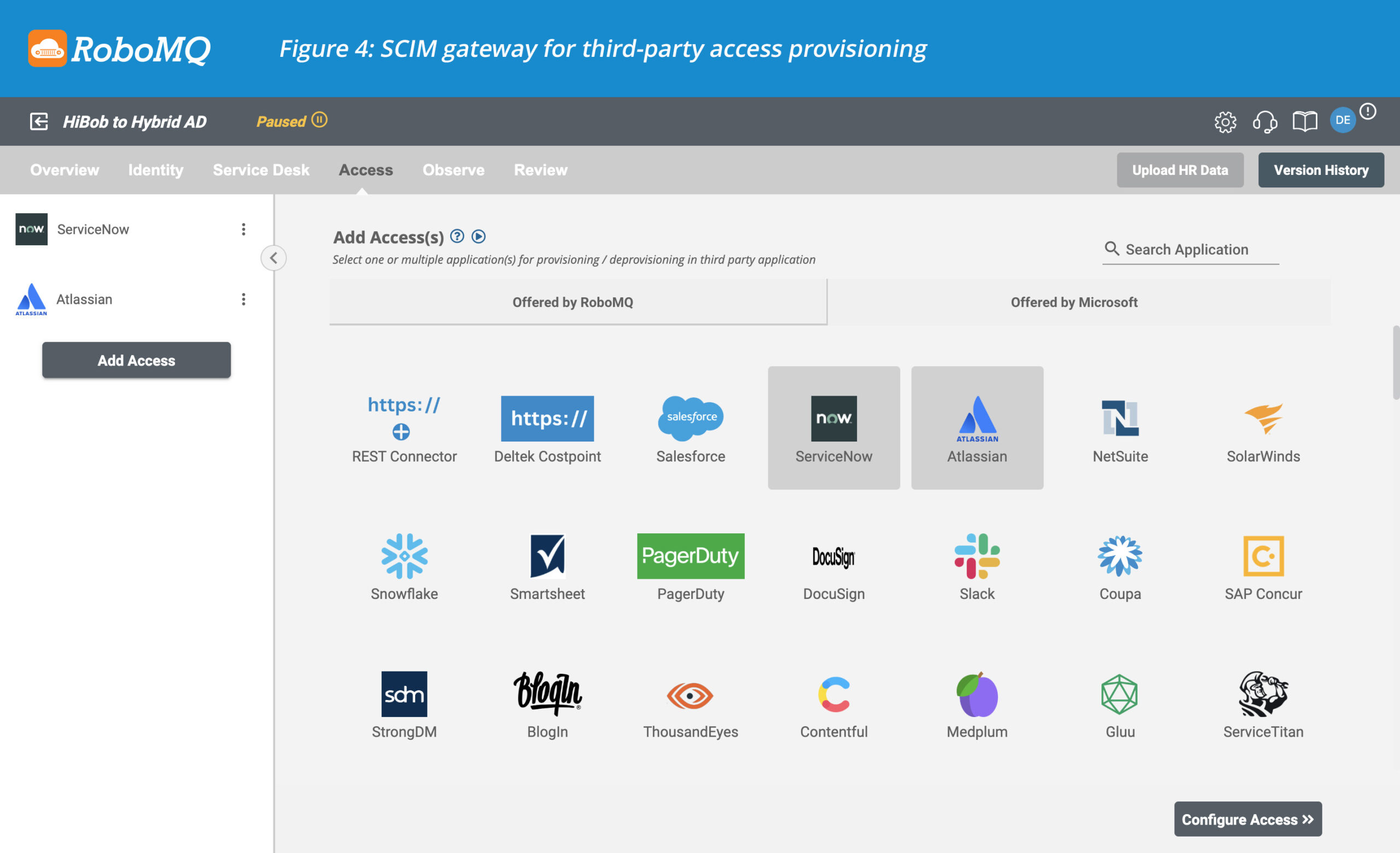 SCIM gateway for third-party access provisioning