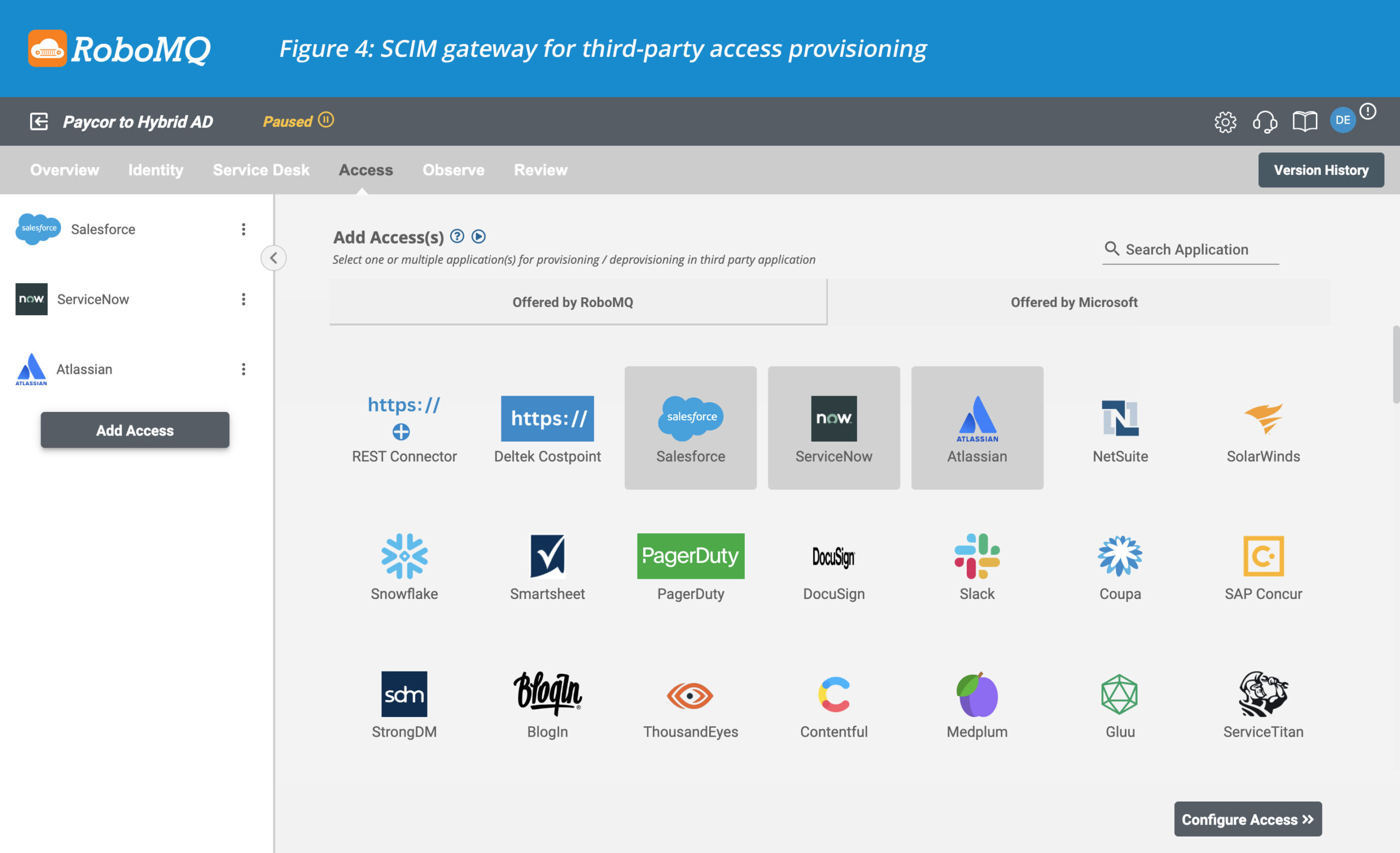 SCIM gateway for third-party access provisioning